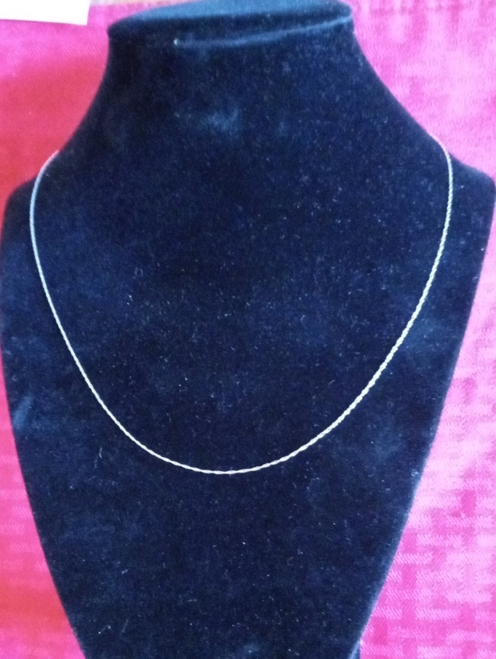 10K White Gold  Chain Necklace